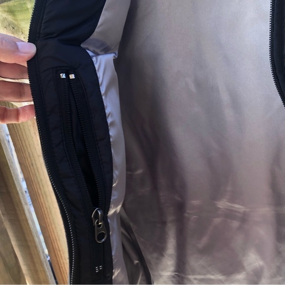 Gap Black Quilted Down Filled Full Zip 5 Pocket Vest Size L - Picture 7 of 14